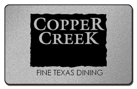 copper creek black square logo on a silver background